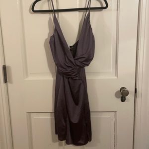 SOLD Gorgeous Plum Mini Dress